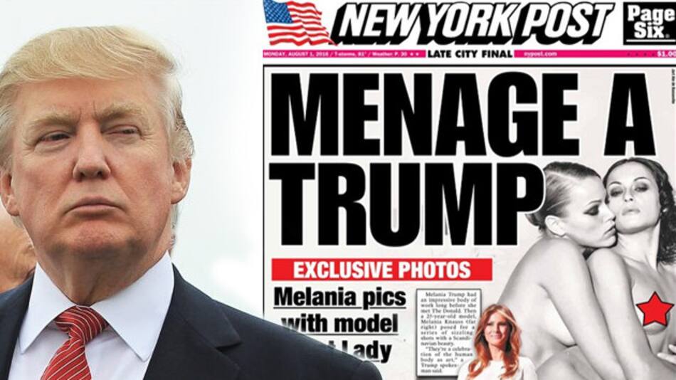Trump - Esposa desnuda