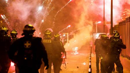 Manifestaciones e incidentes en Francia. Foto: Reuters.