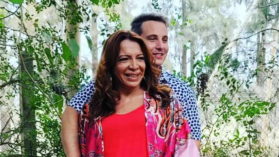Lizy Tagliani y Sebastián Nebot. Foto: Instagram/LizyTagliani.