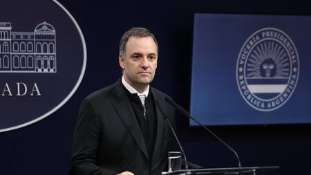 Manuel Adorni, vocero presidencial. Foto: Presidencia.