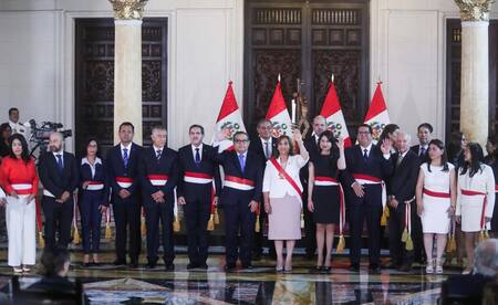 Dina Boluarte nombró su segundo gabinete, Perú. Foto: NA