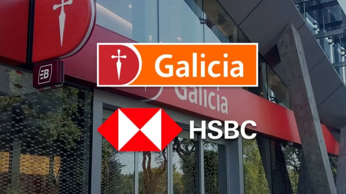 Fusión entre Banco Galicia y HSBC. Foto: Gentileza Dólar Hoy.
