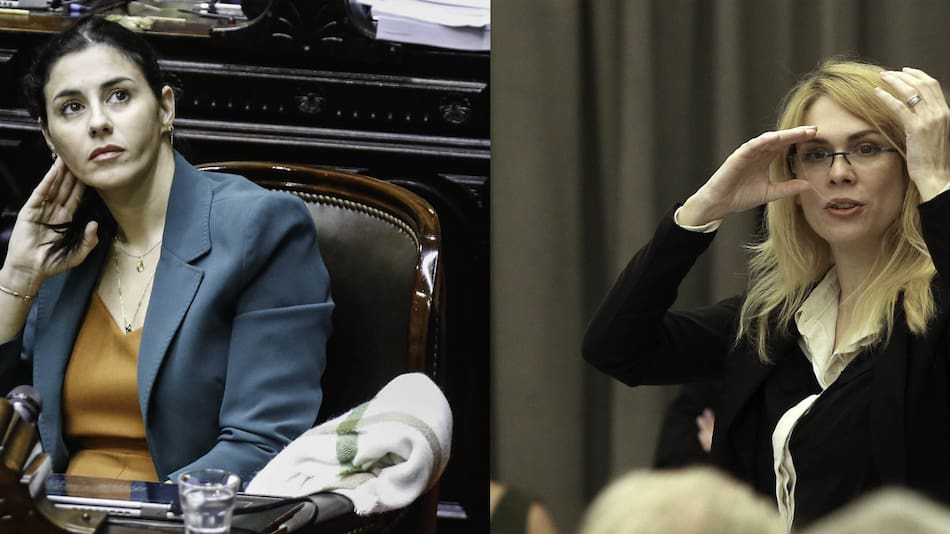 Marcela Pagano y Lilia Lemoine.