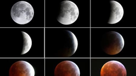 Super Luna de Sangre - Fases de la Luna (Reuters)