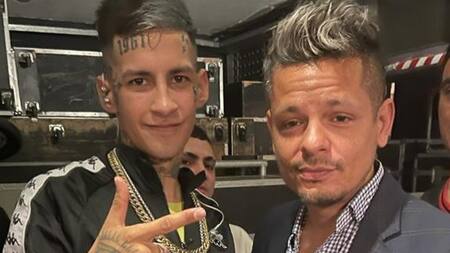 L-Gante y Alejandro Cipolla. Foto: Instagram @alejandro_cipolla.