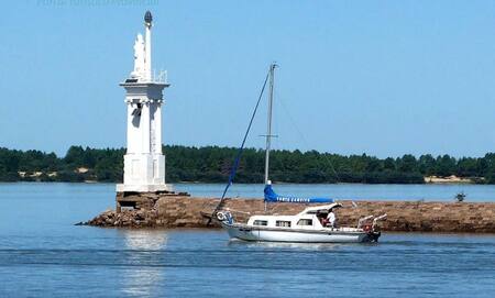 El faro Stella Maris, ubicado en Concepción del Uruguay.