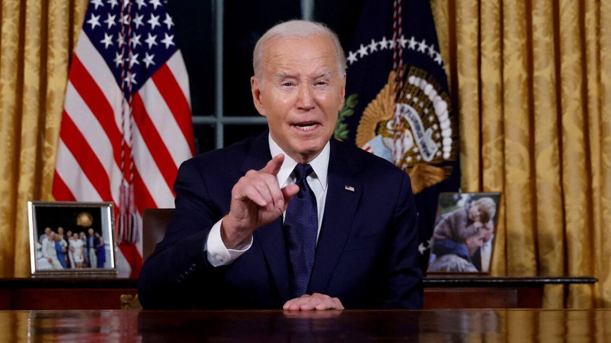 Joe Biden, presidente de Estados Unidos. Foto: Reuters.