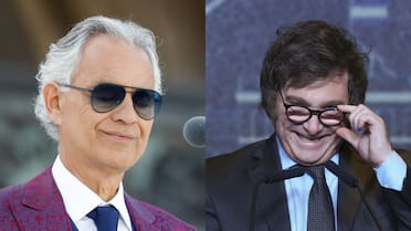 Recital de Andrea Bocelli en Casa Rosada: canapés, bruschettas y condecoración de Javier Milei al cantante italiano