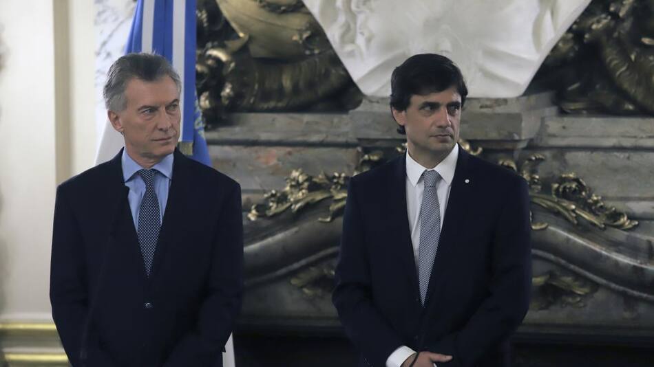 Mauricio Macri y Hernán Lacunza, AGENCIA NA