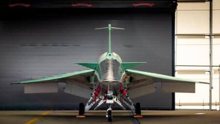 Avión supersónico. Foto Twitter.