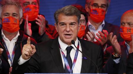 Joan Laporta, presidente del Barcelona. Reuters