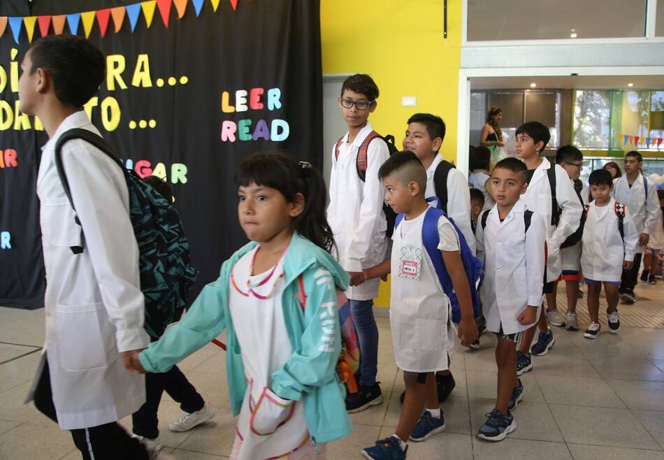 Ayuda Escolar; inicio de clases; niños. Foto: NA.