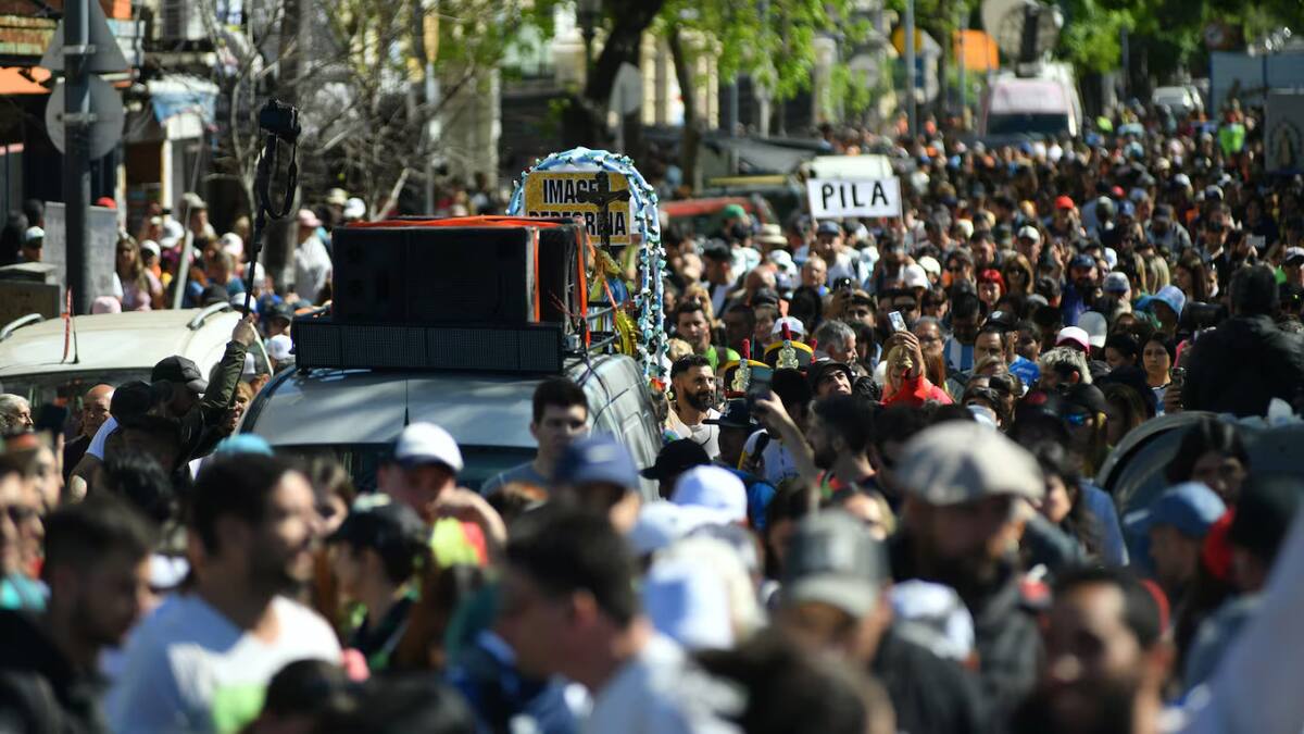 Peregrinación a Luján. Foto: NA