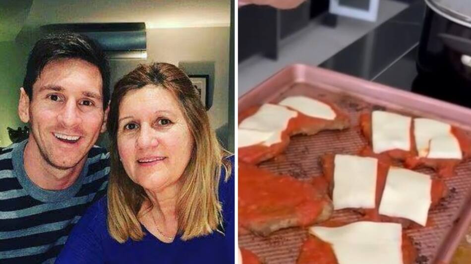 Las milanesas napolitanas de Celia, las preferidas de Messi. Foto: NA - captura de video.