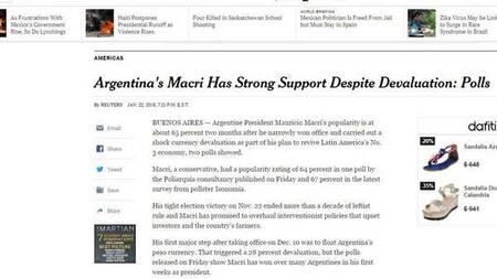 New York Time - Macri