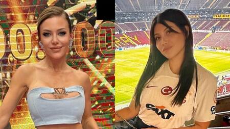 Evangelina Anderson y Wanda Nara. Fotos: Instagram.