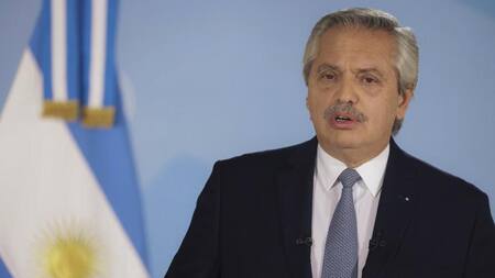 Conferencia de prensa de Alberto Fernández, AGENCIA NA