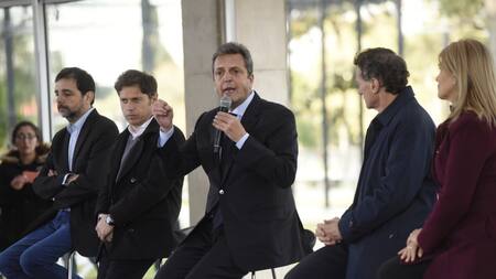 Sergio Massa en San Martín. Foto: prensa