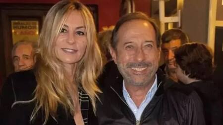 Marynés Breña y Guillermo Francella. Foto: NA.