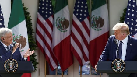 López Obrador y Donald Trump. Foto: Reuters