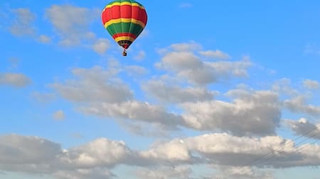 Pasear en globo aerostático es una experiencia inolvidable.