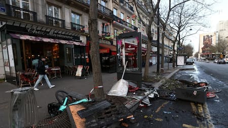 Estallido social en Francia. Foto: Reuters.