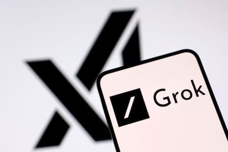 Grok, la inteligencia artificial de xAI. Foto: Reuters.