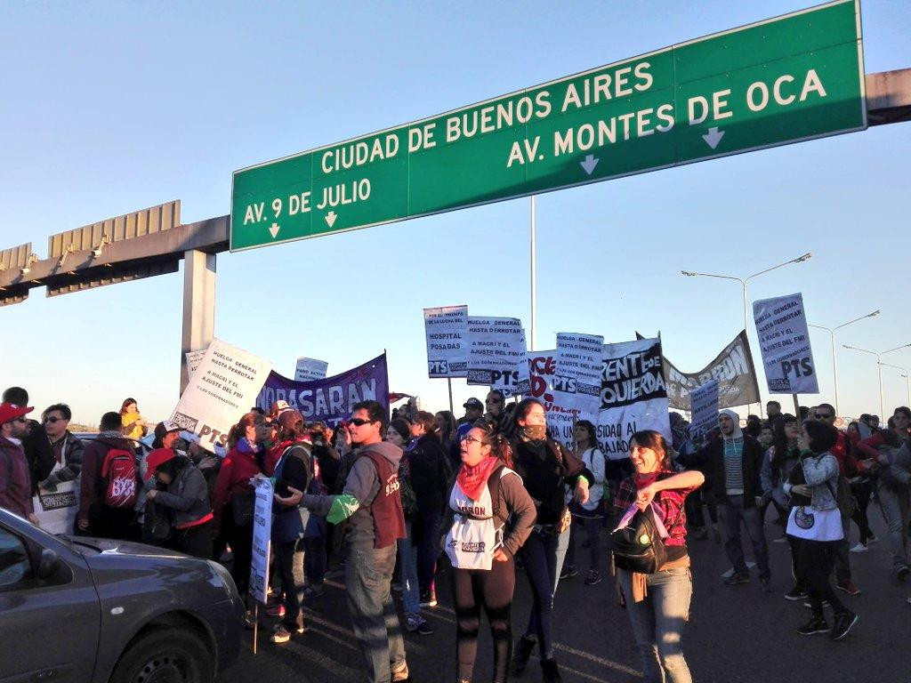 CGT contra los ajustes del Gobierno: cortes en los accesos y fuerte operativo de seguridad