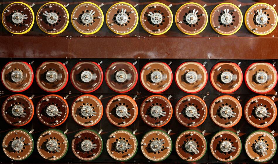 La máquina "Bombe" de Turing en Bletchley Park Museum en Bletchley, Inglaterra. Reuters