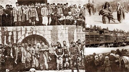 Genocidio armenio, imágenes de archivo. Foto: Prensa Armenia