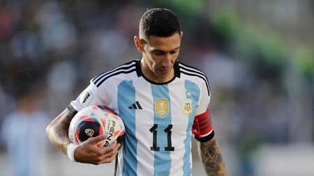 Ángel Di María, uno de los máximos ídolos de la Selección Argentina. Foto: NA.