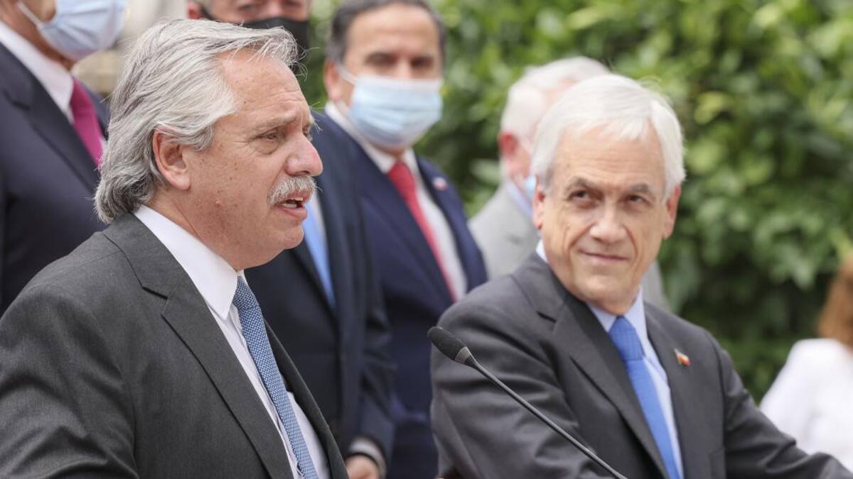 Alberto Fernández, Sebastián Piñera, NA