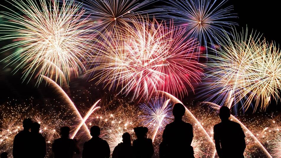 Fuegos artificiales. Foto: Unsplash.