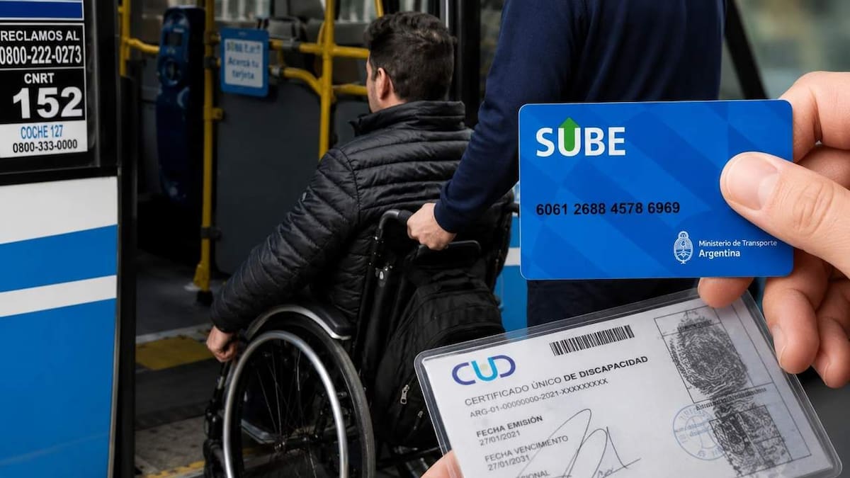 El CUD físico sigue vigente para viajar gratis en transporte público: cómo denunciar si no te aceptan el certificado de discapacidad