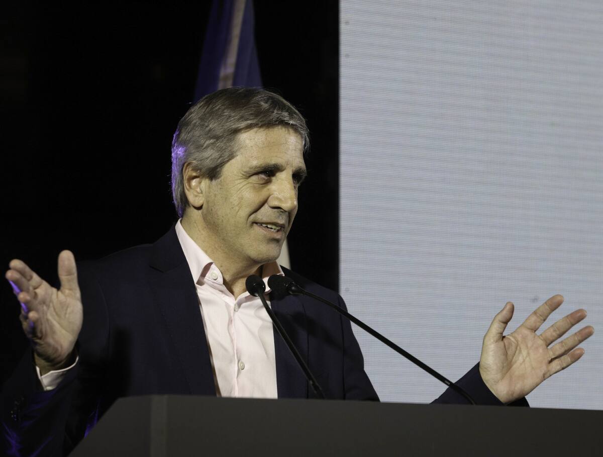 Luis Caputo, ministro de Economía. Foto: NA.