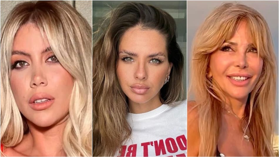 Wanda Nara; China Suárez; Graciela Alfano.