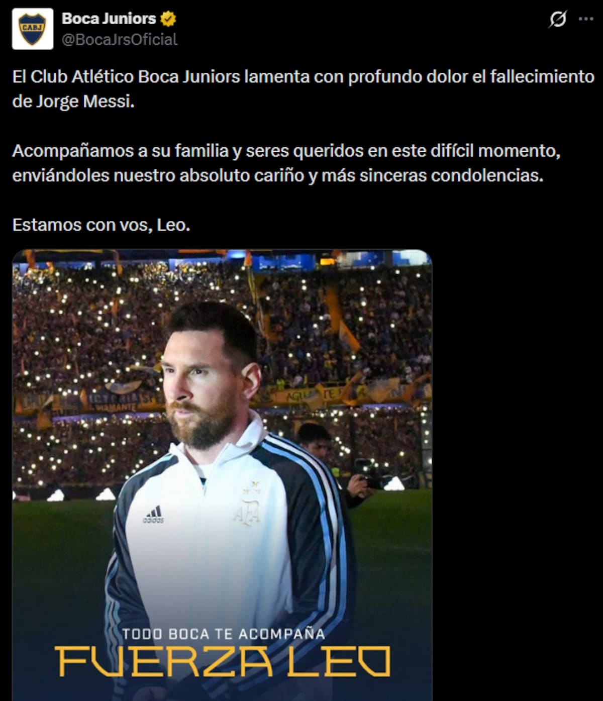 Los mensajes de Boca, River, Racing, Independiente y San Lorenzo