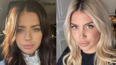 China Suárez y Wanda Nara. Fotos: redes sociales.