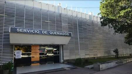 Servicio de quemados de Córdoba. Foto NA.