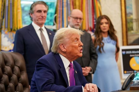 Donald Trump, presidente de Estados Unidos. Foto: Reuters (Nathan Howard)