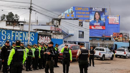 Operativo de seguridad por eleciones en Ecuador. Foto: Reuters.
