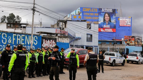 Cerca de 1.000 detenidos tras varios operativos de seguridad por las elecciones en Ecuador