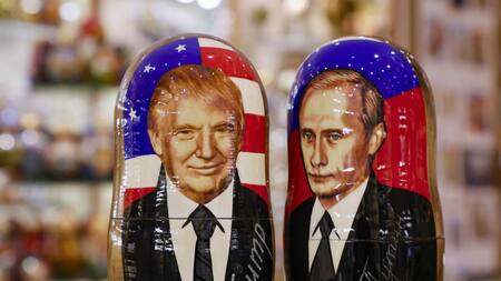 Donald Trump y Vladimir Putin. Foto: EFE.