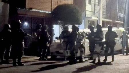 Ataque narco en Guajanato. Foto: Telam