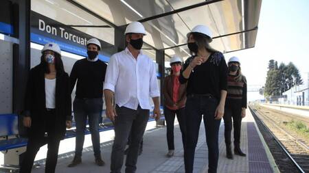 Malena Galmarini y concejales del Frente de Todos recorrieron obras en la zona norte