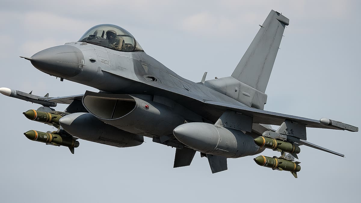 Argentina da un salto histórico: los F-16 y misiles AMRAAM C-8 transforman por completo el poder aéreo del país