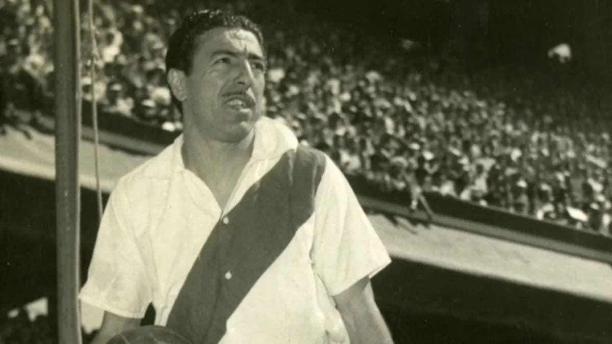 Ángel Labruna, River Plate. Foto: archivo El Gráfico.