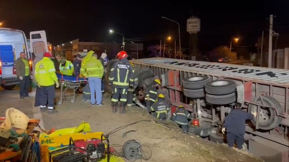 Accidente mortal en la Autopista Panamericana. Foto: captura de video.