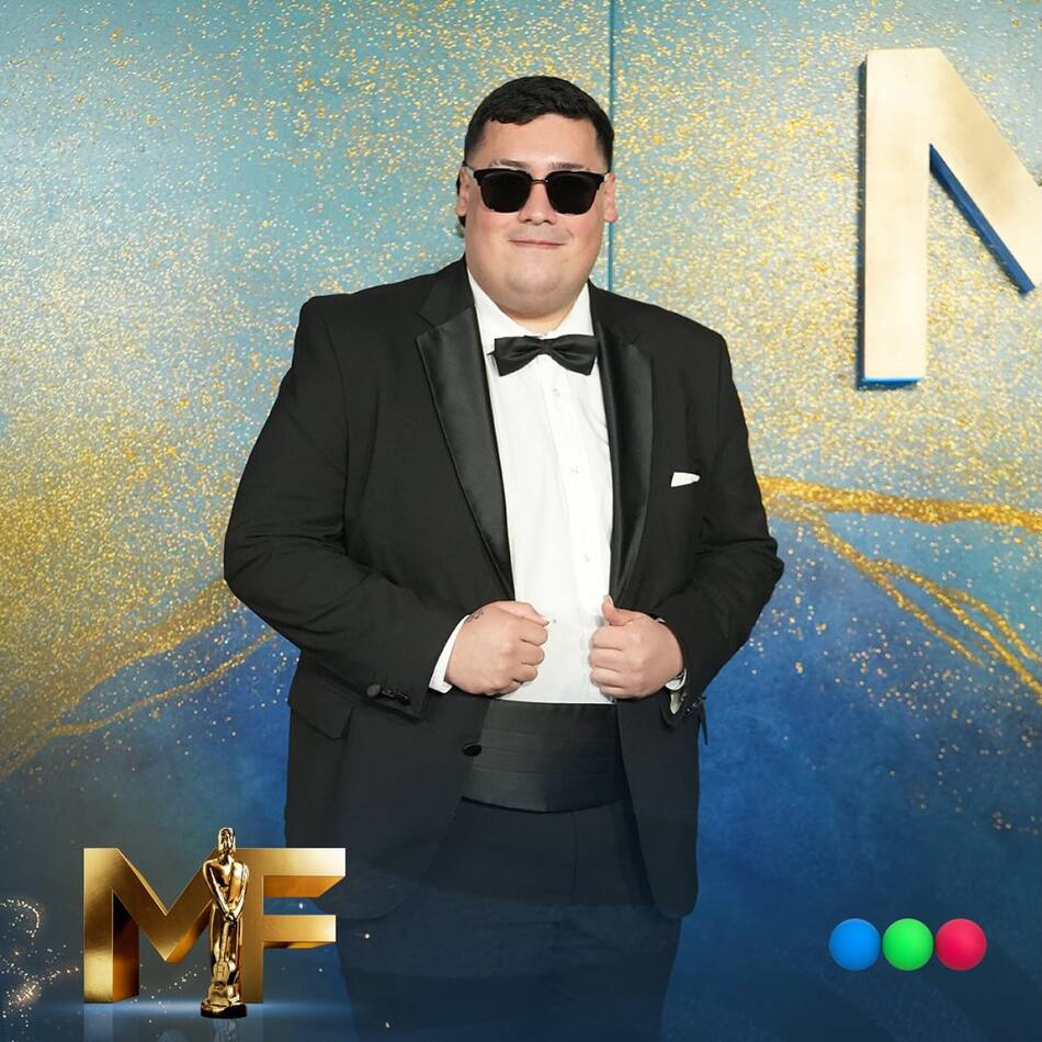 Los looks de los famosos en los Martín Fierro. Foto: Instagram @telefe