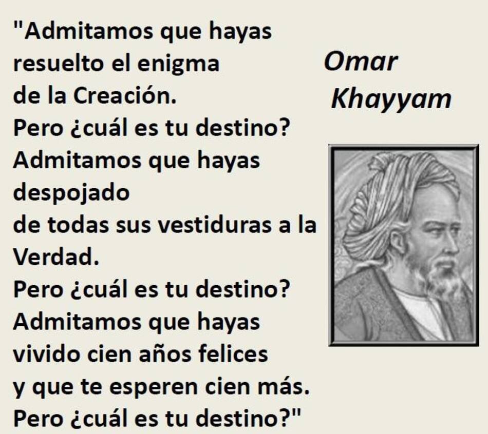 Frases del 2018 - Omar Khayyam